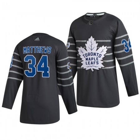 Toronto Maple Leafs Auston Matthews 34 Grijs Adidas 2020 NHL All-Star Authentic Shirt - Mannen